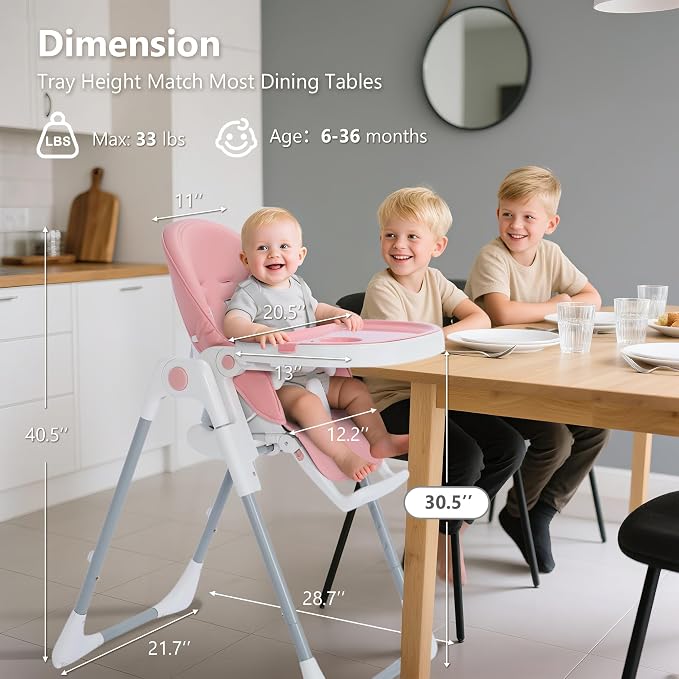Kinder King Convertible High Chair - Image 7