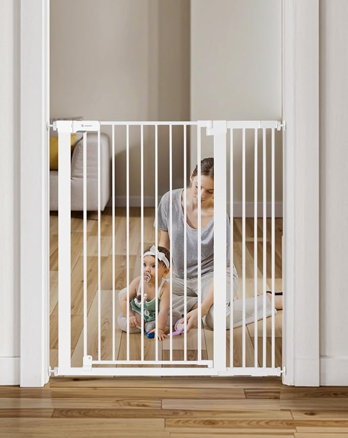 COMOMY 42" Extra Tall Baby Gate by COMOMY