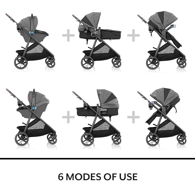Evenflo Shyft Intuiti+ Travel System Featuring Revolve180 LiteMax™ NXT Rotating - Image 3