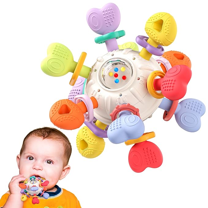 Baby Montessori Rattle & Teething Toys by InfinnoHome