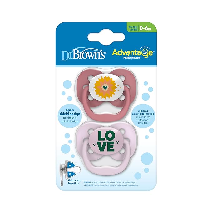 Dr. Brown's Advantage Baby Pacifier, Fully Symmetrical Soother - Image 2