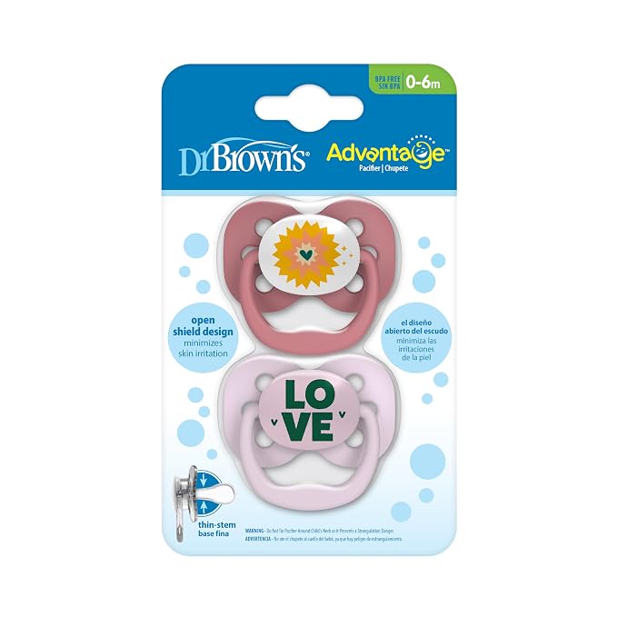 Dr. Brown's Advantage Baby Pacifiers, 0-6 Month, Glow-in-The-Dark, 0-6 Month - Image 20