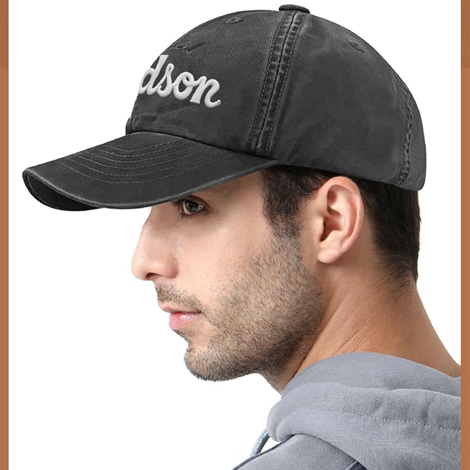 Custom Name Toddler Baseball Cap, Personalized Boys Girls Cotton Embroidered Hat - Image 3