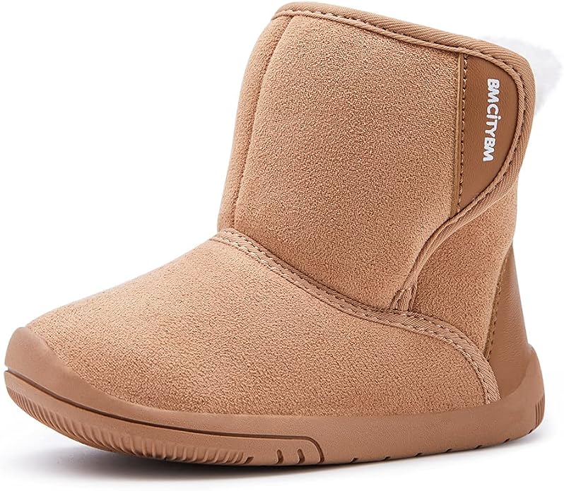 BMCiTYBM Girls Boys Snow Boots Warm Winter Fur Lined Baby Shoes by BMCiTYBM