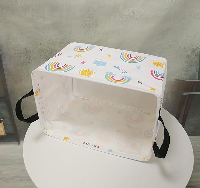 Rectangle Foldable Gift Laundry Basket, Storage - Image 3