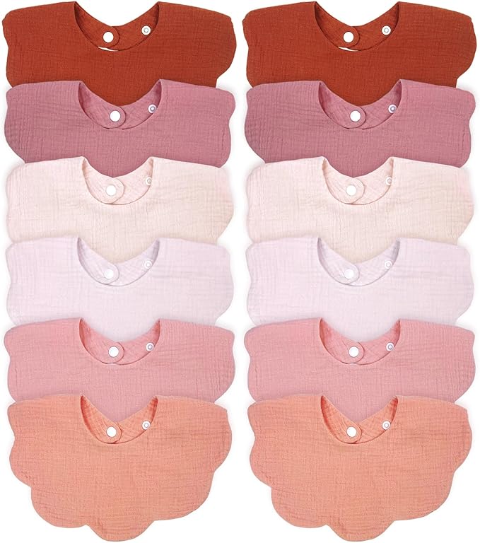 Baby Bibs Muslin Drool Teething Drooling Bibs by Mccotwe