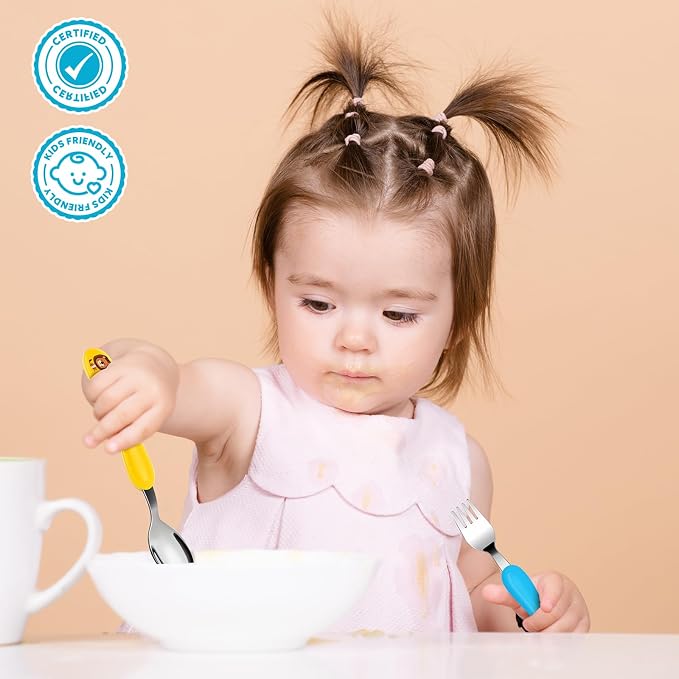 Lehoo Castle 6 Pieces Toddler Utensils, Kids Silverware - Image 6