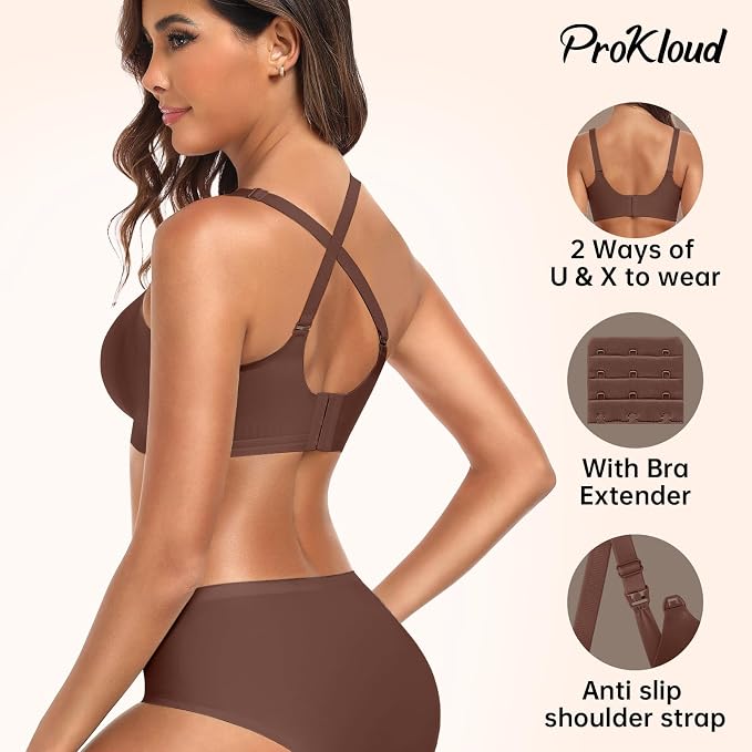 Nursing Bras for Breastfeeding Seamless Supportive Maternity Bras Women Comfort - Image 4
