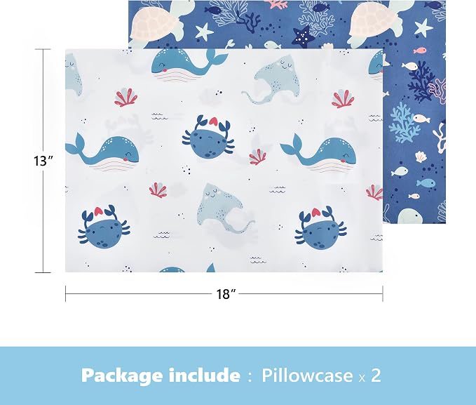 TILLYOU Toddler Pillowcase 2 Pack - Image 2