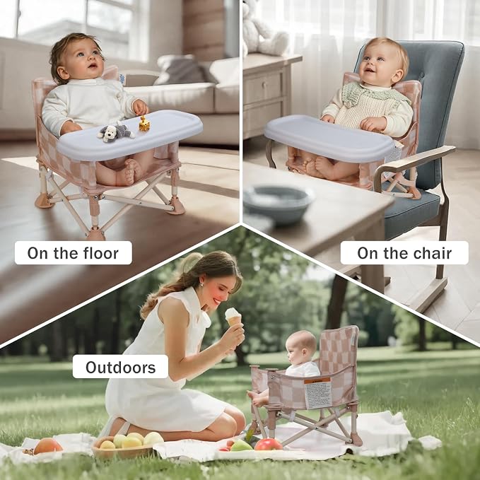 Tiny Marvels Portable 3-in-1 Baby Chair, Cozy Booster Seat, Baby Seat - Image 4