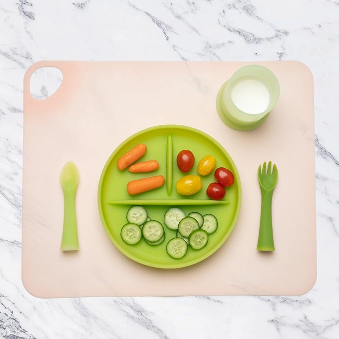Olababy Fold N Go Silicone Placemat w Travel Case | Dishwasher Safe, BPA Free - Image 6