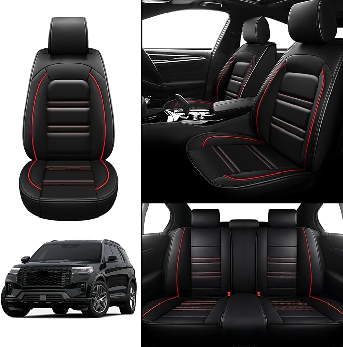 Seat Covers for Ford Explorer 2011-2025 | 5-Seats Leather Seat Covers - Image 2