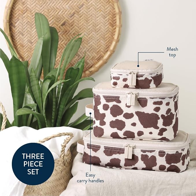 Itzy Ritzy Packing Cubes for Travel Set of 3 Packing Organizers; Each Travel - Image 2