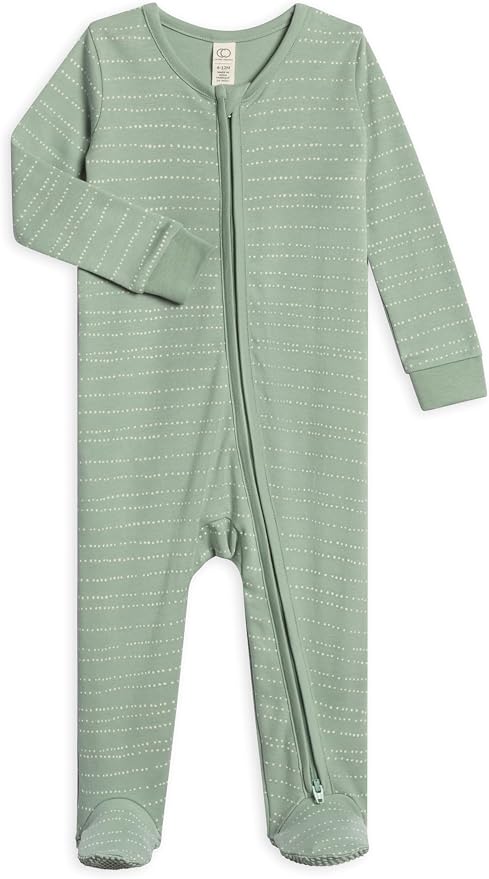 Colored Organics Baby Zip-Up Footed Sleeper by ColoredOrganics