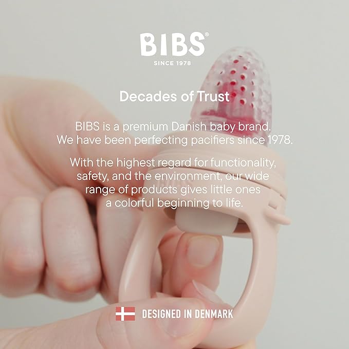 BIBS Baby Feeder with 2 Silicone Nipples, Compatible with Freezer Tray - Image 6