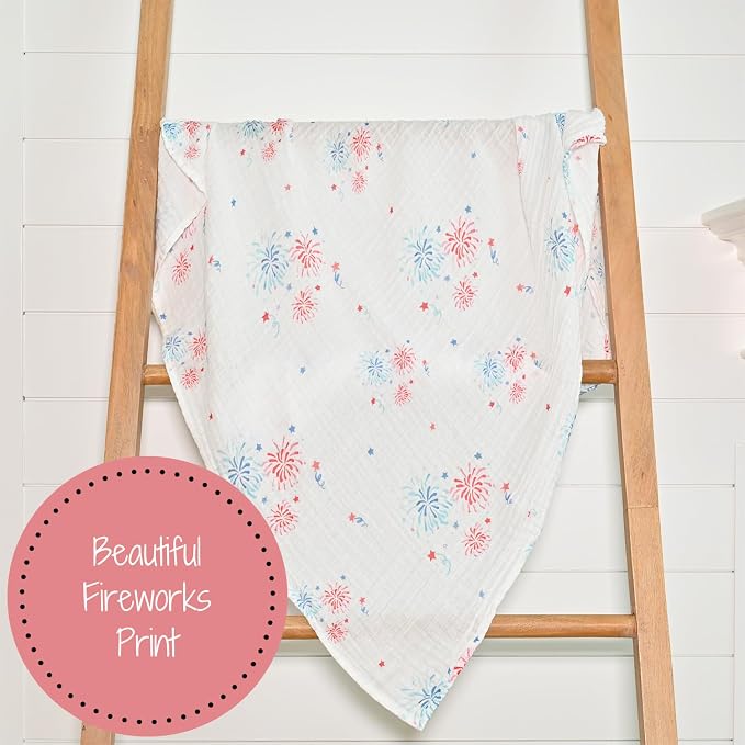 LollyBanks Swaddle Blanket 100% Cotton, Muslin Swaddle Blankets Lightweight - Image 3