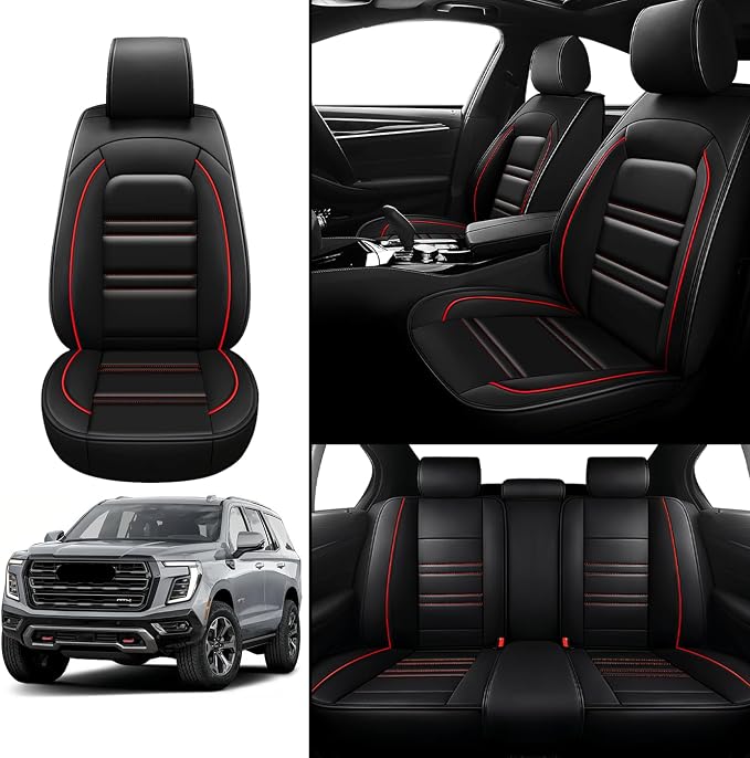Seat Covers for gmc Yukon 2000-2025 | 5-Seats Leather Seat Covers - Image 2