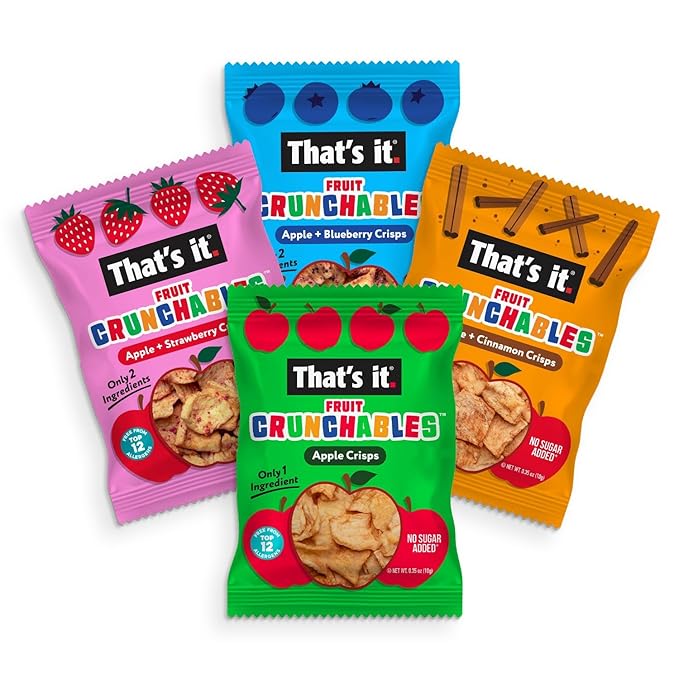That's it. Fruit Crunchables Variety Pack, Fruit Snacks - Image 3