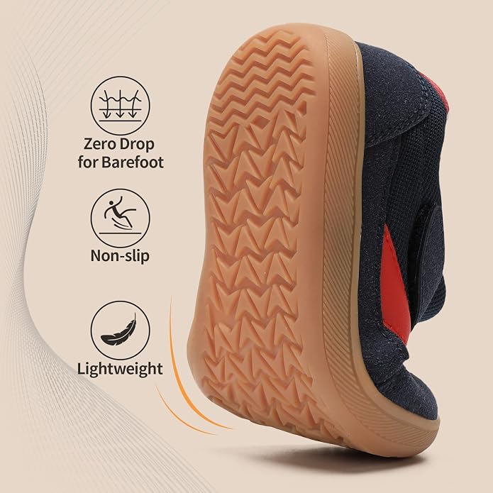 Toddler Wide Toe Box Shoes Zero Drop Minimalist Sneakers - Image 4