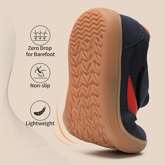Toddler Wide Toe Box Shoes Zero Drop Minimalist Sneakers - Image 4