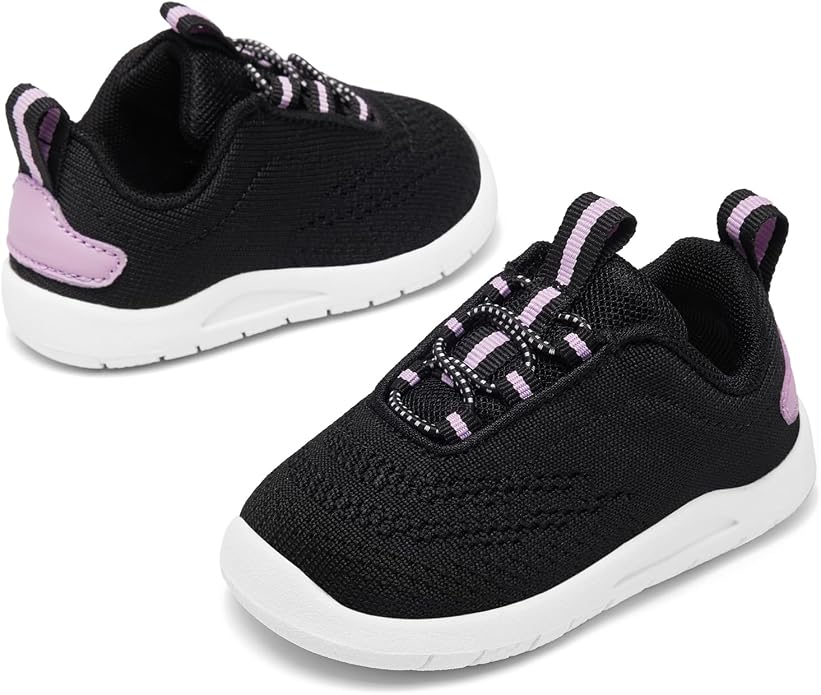 MORENDL Toddler Slip On Sneakers Baby Walking Shoes Non-Slip Breathable Unisex - Image 3