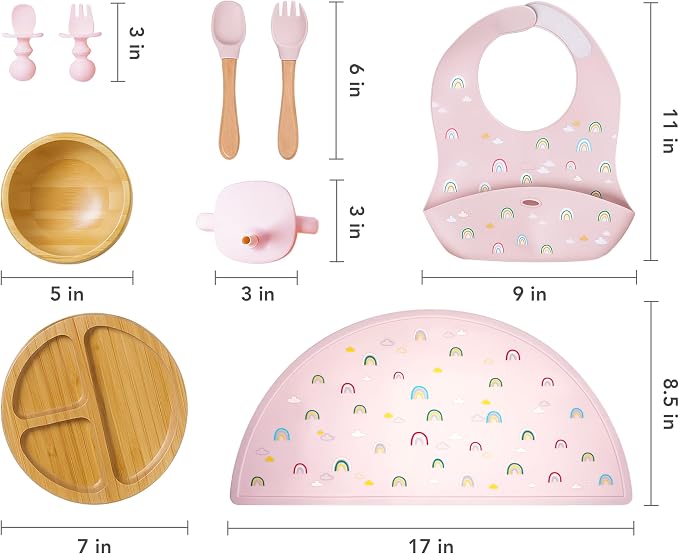 Bamboo Baby Feeding Set for Infants & Toddlers - Image 5
