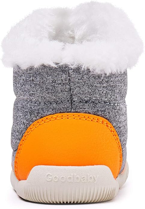 BMCiTYBM Toddler Baby Snow Boots Winter Shoes Boys Girls Cold Weather Baby Faux - Image 5
