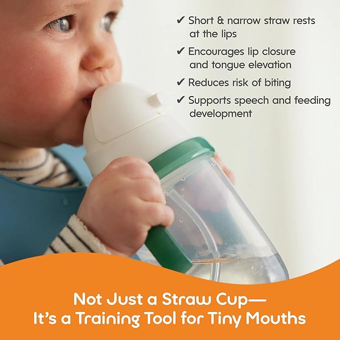 NumNum Baby Straw Cup, Weighted Straw Cup, Spill Proof Sippy Cups - Image 3