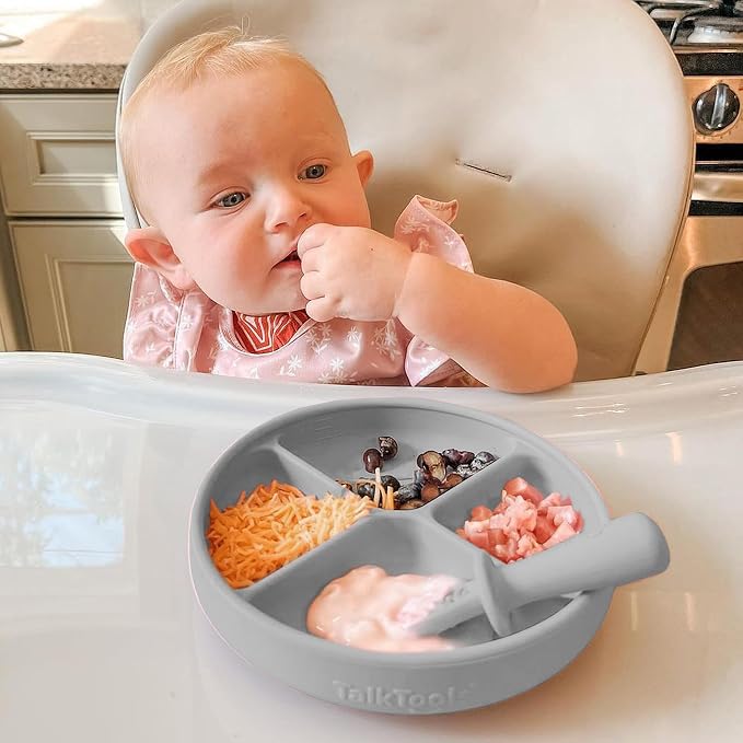 TalkTools Itsy Plate Must-Have Silicone Baby Plates - Image 5