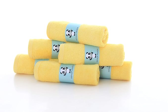 HIPHOP PANDA Baby Washcloths, Rayon Made from Bamboo - Image 3
