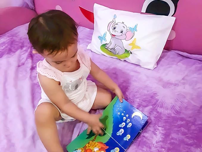 kinder Fluff Child Pillow with Pillowcase- 300T Cotton Shell & Down Alternative - Image 8