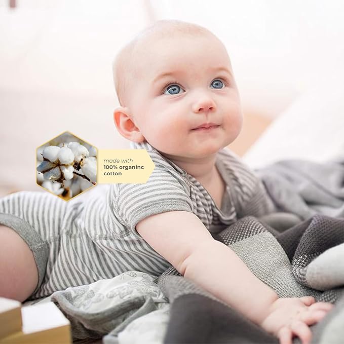 Burt's Bees Baby Organic Cotton Bodysuits – Baby Boy & Girl Short and Long - Image 4