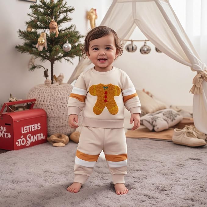 Fernvia Toddler Baby Girl Clothes 3 6 9 12 18 24 Months Fall Outfits Solid Long - Image 2