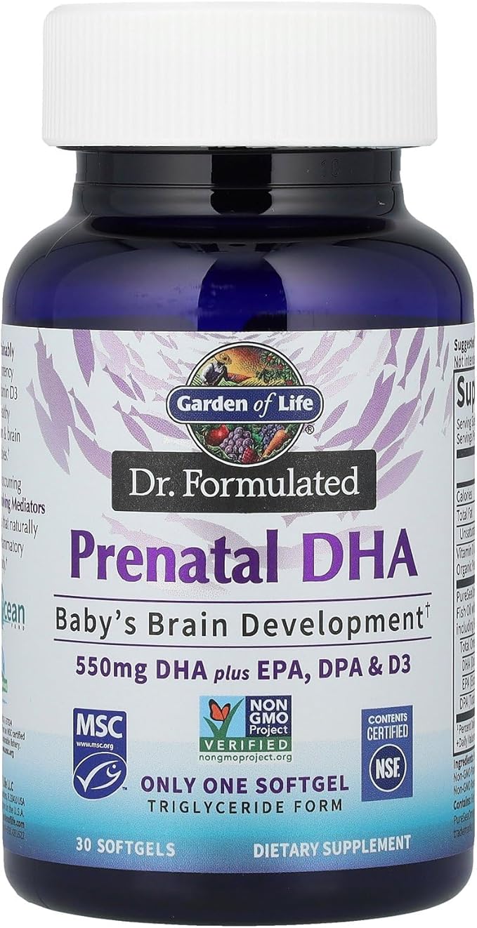 Garden of Life Dr. Formulated Prenatal DHA Fish Oil - Image 3