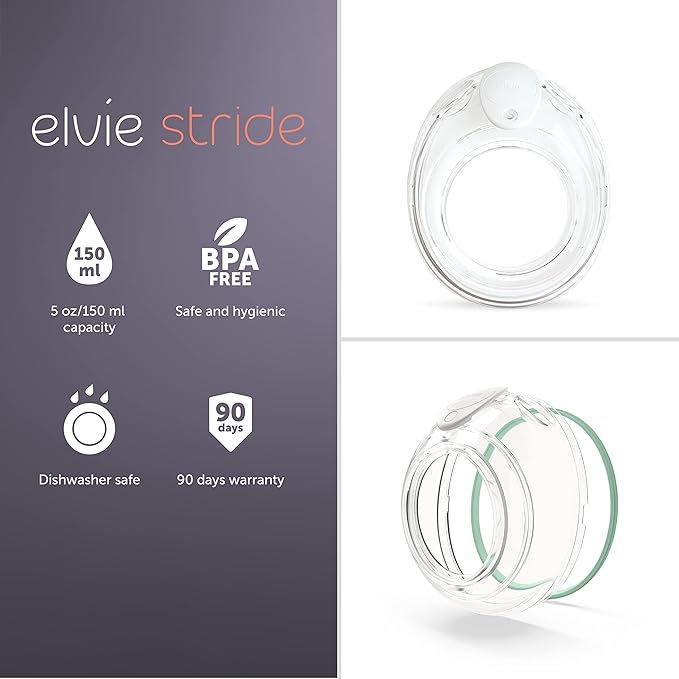Elvie Stride 5 oz Breast Pump Cups - Image 2