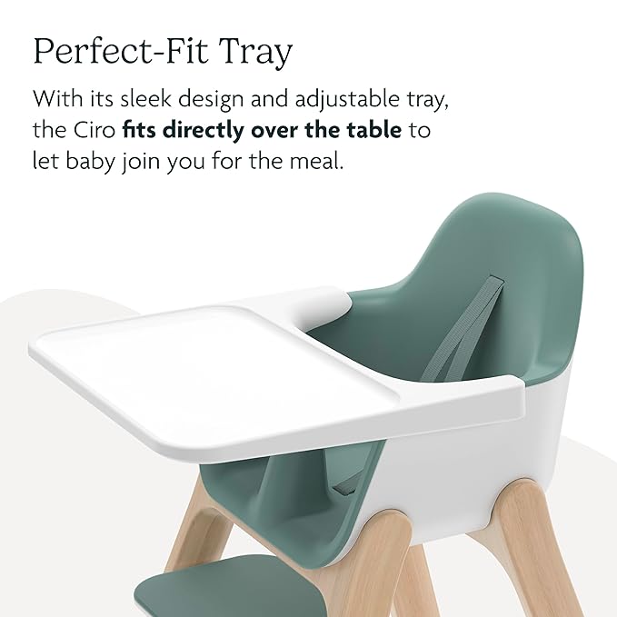 UPPAbaby Ciro High Chair/Sleek, Easy-to-Clean Design/Perfect-Fit Tray to Bring - Image 4