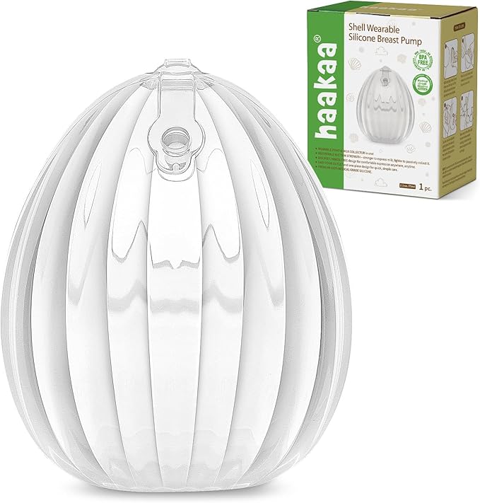 haakaa Shell Breast Pump, Wearable Manual Breast Pump by haakaa