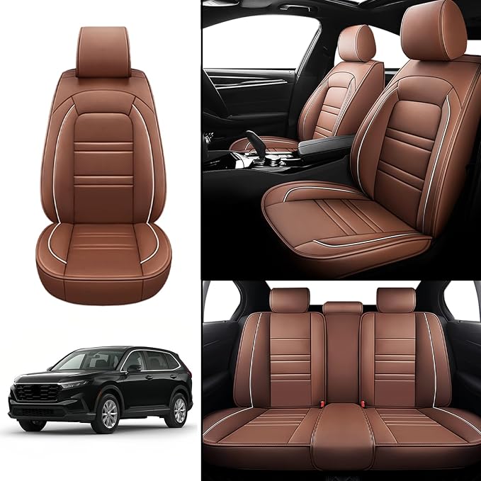 Seat Covers for Honda cr-v 2003-2025 | 5-Seats Leather Seat Covers - Image 2