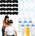 Leinuosen 24 Pcs Baby Shower Blindfold Feeding Game Set Include 6 Plastic Chug by Leinuosen