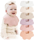 Konssy Muslin Baby Bibs 100% Cotton Absorbent Bandana Drool Bibs by Konssy