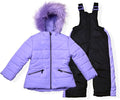 Arctic Quest Little Girls Bib Snow Pants and Ski Jacket Water-Resistant Snowsuit by ArcticQuest