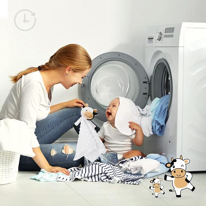 Pro Goleem Cow Security Blanket Soft Loveys - Image 8