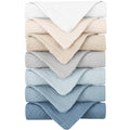 Konssy Baby Muslin Washcloths 7-Pack, 100% Cotton Baby Bath Washcloths by Konssy