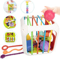 Montessori Toys for Toddlers, 7-in-1 Activity Cube, Shape Sorter Toy| Baby by FUNTOYSEXCITINGMOMENTS