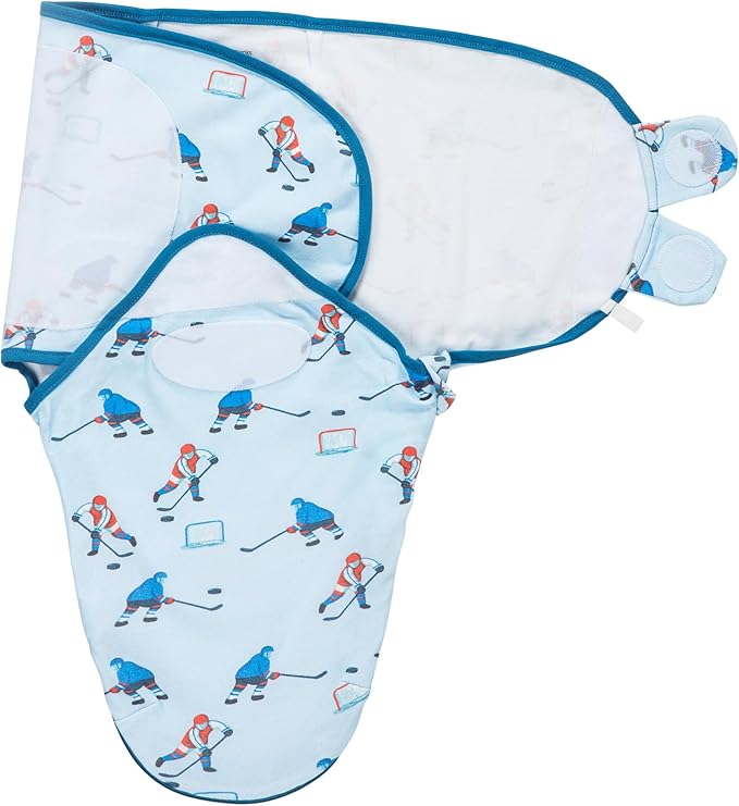 LollyBanks Baby Swaddle, 100% Organic Cotton Newborn Boy Swaddle Sack 0-3 Months by LollyBanks