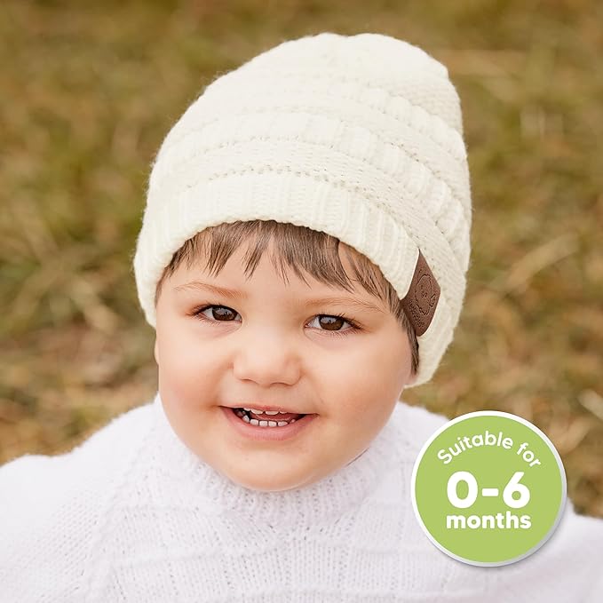 3-Pack Baby Beanies for Boys, Girls - Image 2