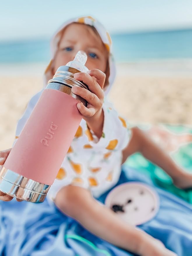 Pura Kiki 7oz Stainless Steel Insulated Infant Bottle – Includes Silicone - Image 7
