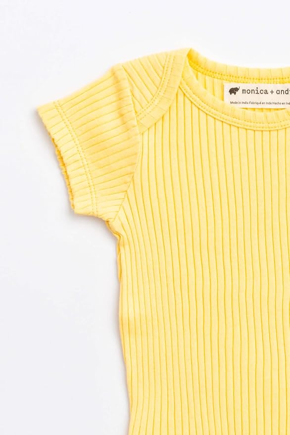 MONICA + ANDY Baby Organic Short Sleeve Jack + Jill Bodysuit - Image 2