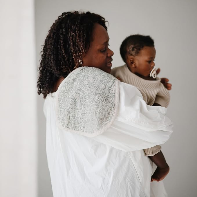 mushie Muslin Baby Burp Cloths | 100% Organic Cotton - Image 3