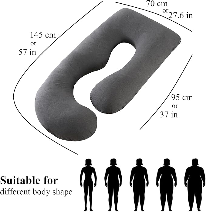 Pregnancy Pillow, Full Body Maternity Pillow 57 inch, - Image 8